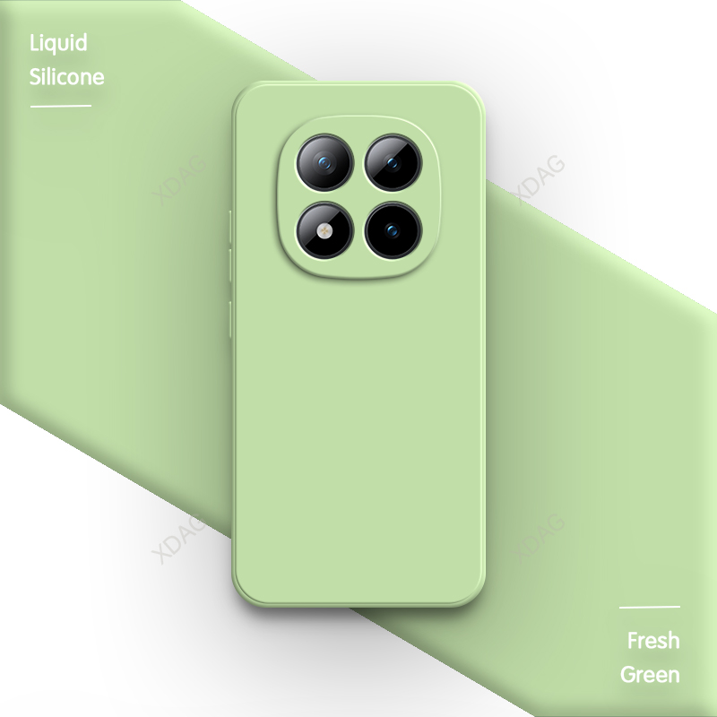 Original Phone Case for Xiaomi Redmi Note 15 Pro Plus Pro+ Note15 15Pro 5G Liquid Silicone Soft Simple Back Cover Funda Carcasas