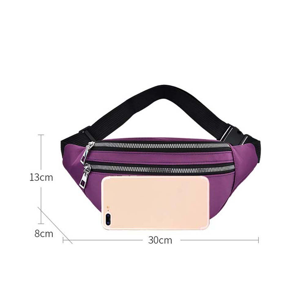 Femmes Sac de Taille Décontracté Bandoulière Poitrine Sacs Unisexe Hanche Bum Sac Ceinture De Voyage Sac Étanche Sport Fitness Sac À Main Poche