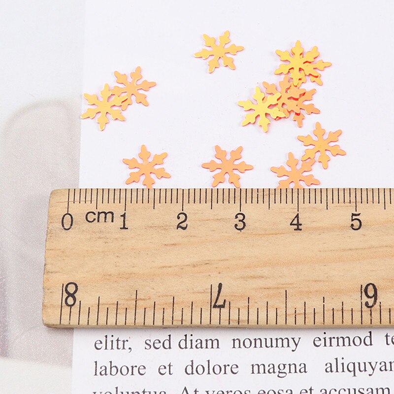 9Mm 320Pcs Diy Pailletten Sneeuwvlok Kleurrijke Leuke Manicure Accessoires Pailetten Pailletten Nail Decoratie Diy Materiaal