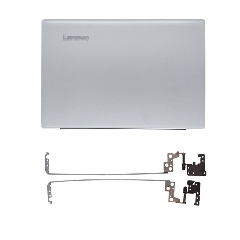 Screen Case For Lenovo ideapad 310-15ISK 310-15ABR 310 15isk Laptop LCD Back Cover/Front Bezel/Palmrest/Bottom Case Silver: A hinges