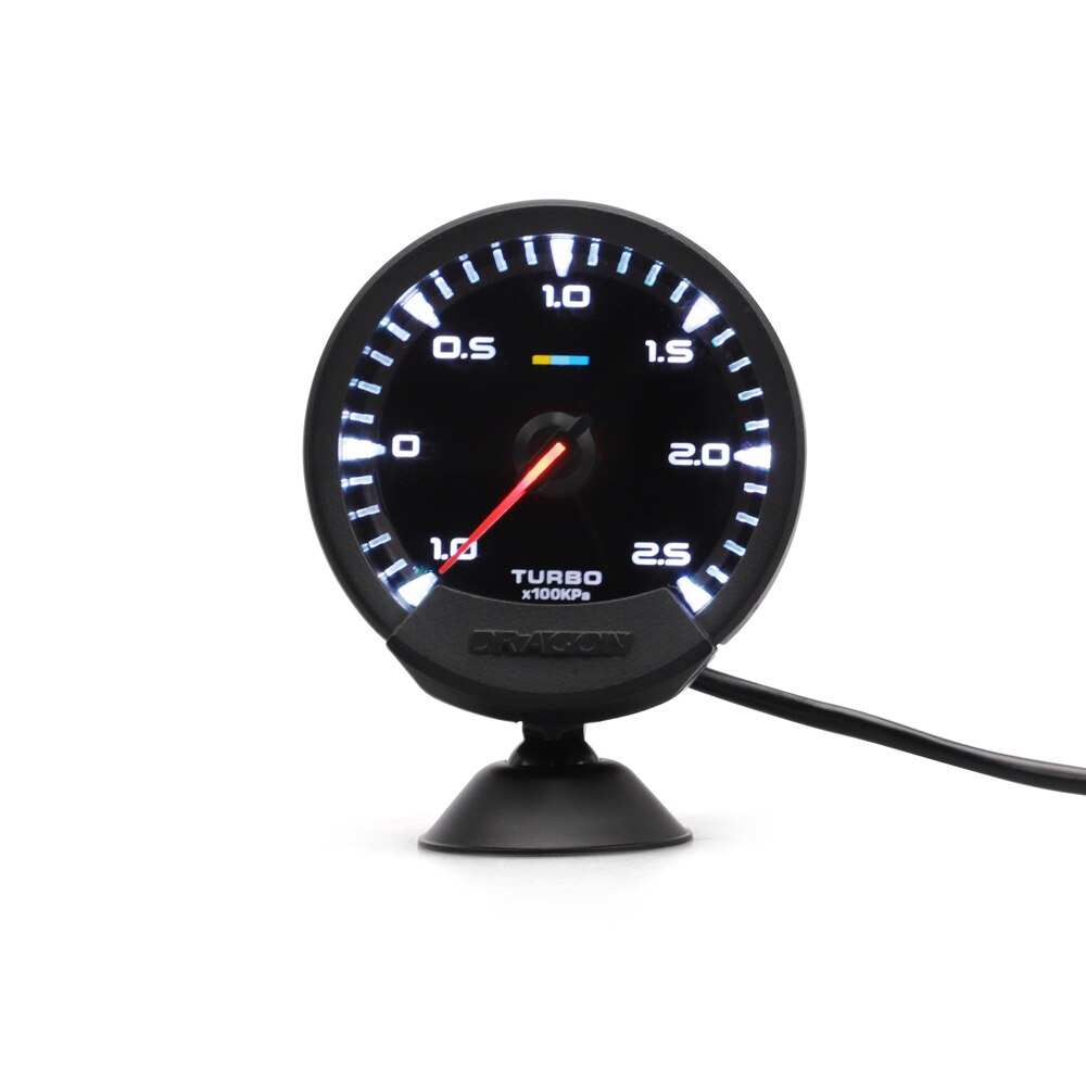 2.5" 60mm Car Gauge LED Digital Display Voltmeter Voltage Oil Temp Oil Press Watertemp Fuel Pressure Tachometer Boost PSI: Boost PSI