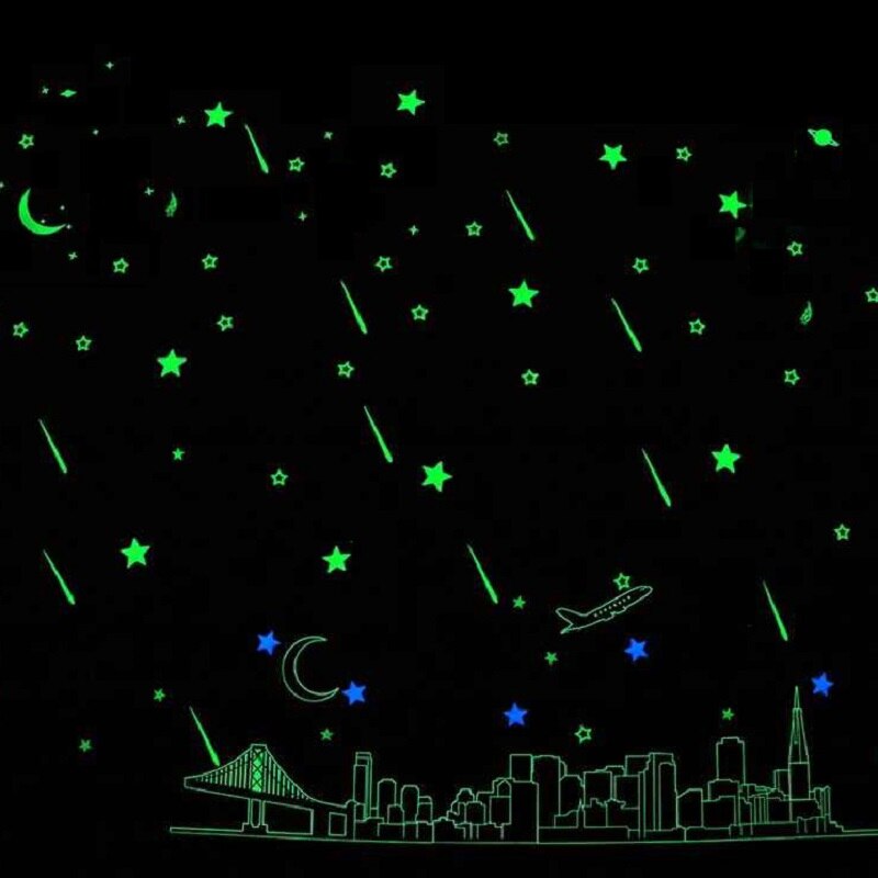 Constellation stickers Glow in the Dark Toys for kids Luminous Star constellation Stickers Bedroom Sofa Fluorescent Painting Toy