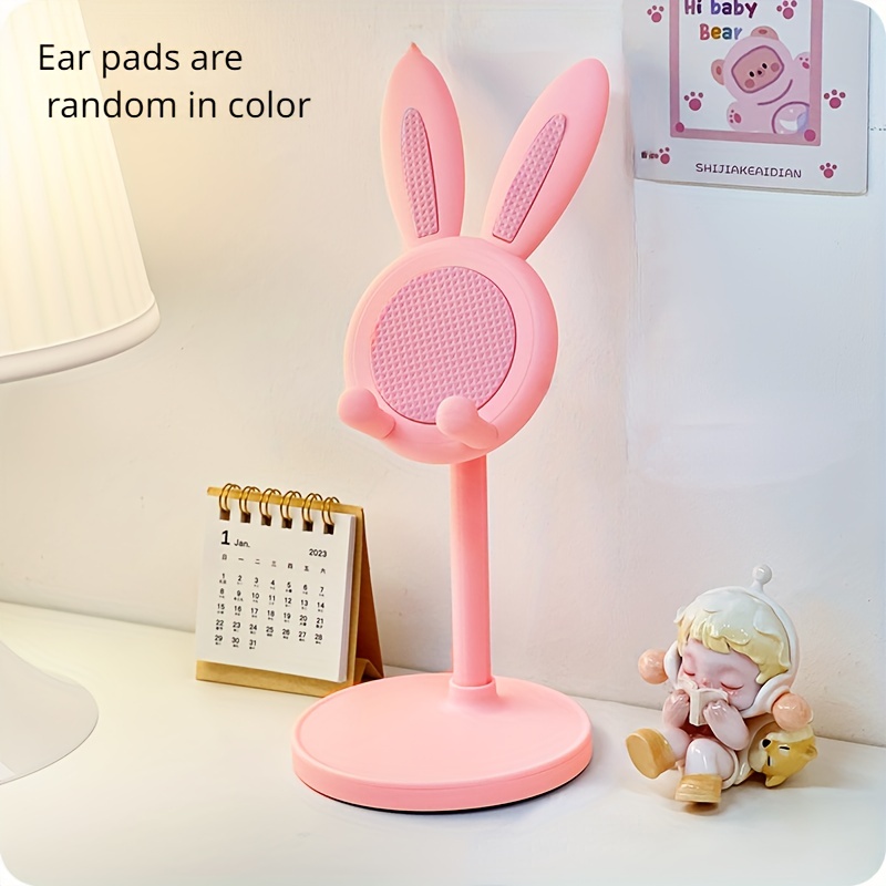 Stojak na telefon Cute Cartoon Bunny — regulowany i kompatybilny z iPhone, Kindle, IPad, Switch, tabletem i nie tylko!