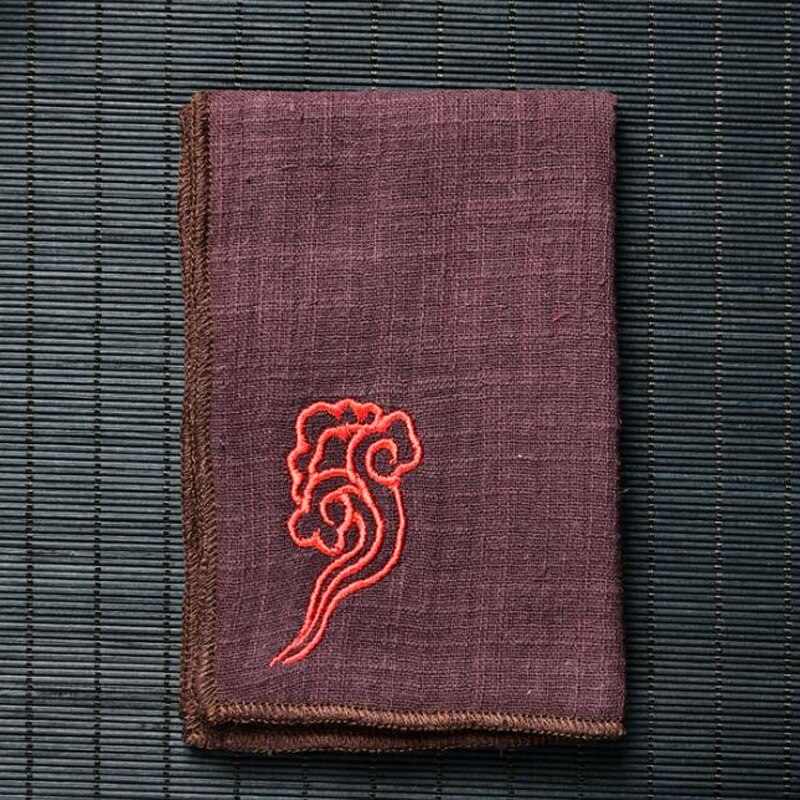 2 st 28 x 19cm enkla broderade kökshanddukar teservetter kökshandduk traditionell kinesisk stil liten storlek: Kaffedesign 2
