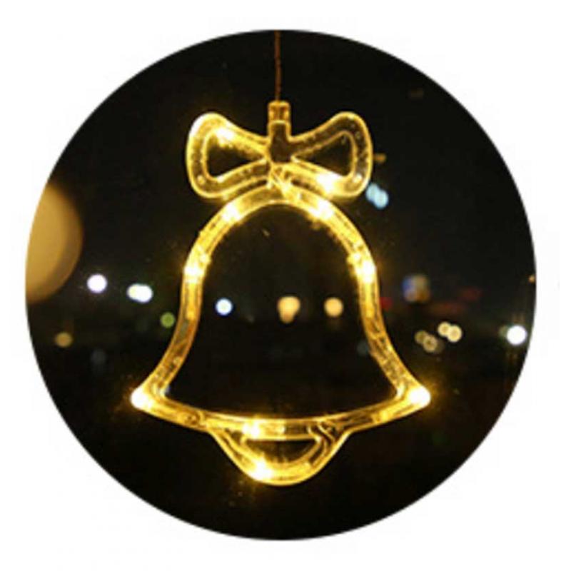 Christmas Decorations Storefront Window Lights Stars Moon Glass Window Christmas Tree Pendants Christmas Decoration: 3uff1a19.5x15cm