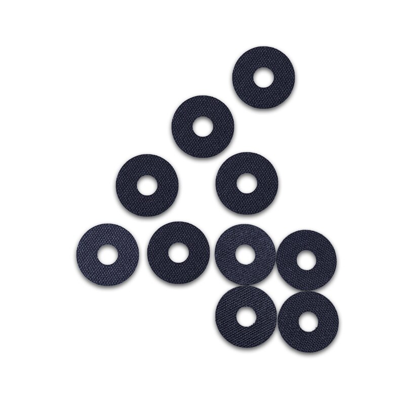 6 Stuks 0.7Mm Dikke Vissen Reel Remblokken Zijn Duurzaam En Slijtvast Ronde Carbon Fiber Voor Water Wielen