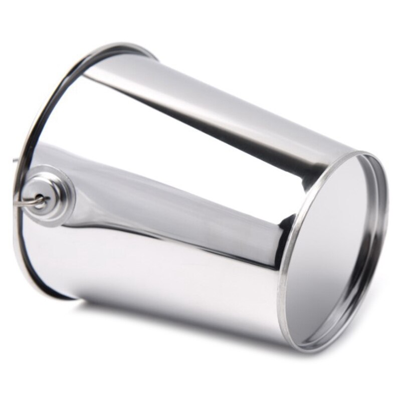 6Pcs Stainless Steel Bar Ice Bucket Champagne Beer Bucket Wine Bucket