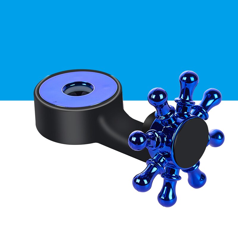 1 Pcs Cool Multifunctionele Auto Kleerhangers Kunnen Verbergen Achterbank Hoofdsteun Revolve Kleerhanger Rota Auto Doeken Haak duurzaam: Blauw