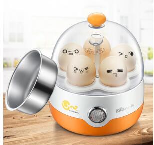 Bear Household Electric Egg Boiler Multi Egg Cooker Machine Steamed Custard Cooking Breakfast ZDQ-2201: Yellow