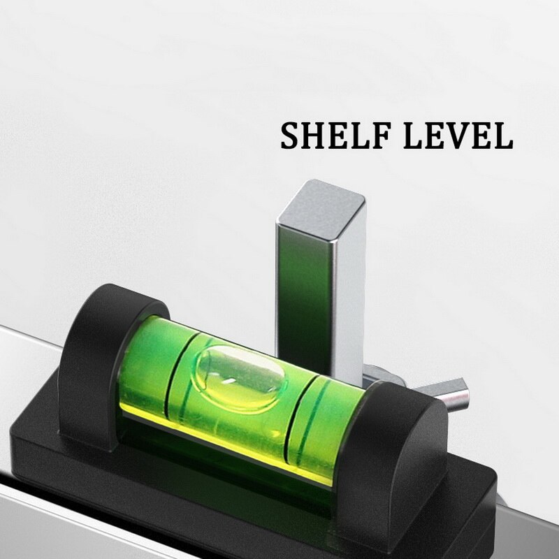 Minimått magnetisk bubbla vattenpass magnet hål hängande tv hängare vattenpass tillbehör balansverktyg