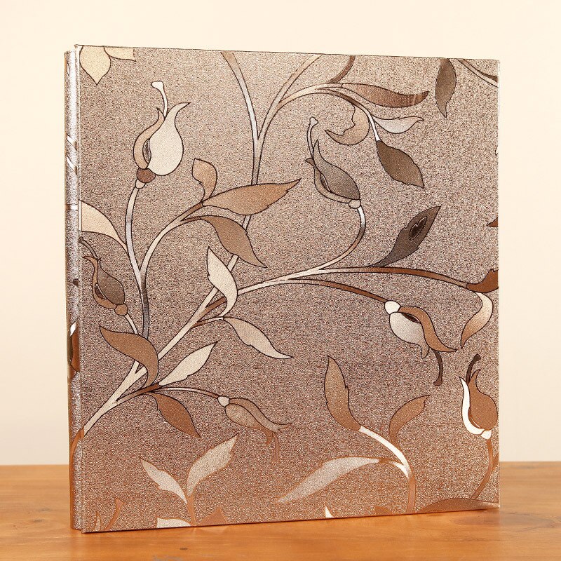 Álbum de fotos de cuero PU, , 600 bolsillos, Vintage, tallado, hecho a mano, DIY, álbum de recortes, Foto, álbum de memoria