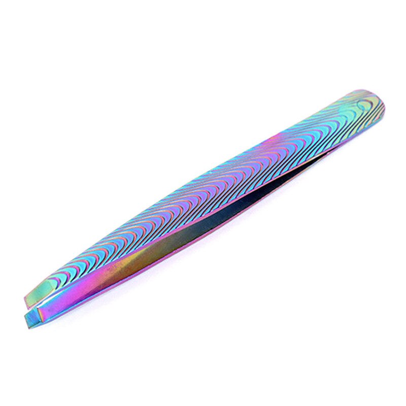 Pinzas profesionales de acero inoxidable para depilación de cejas, herramienta de maquillaje para mujeres, 1 ud.