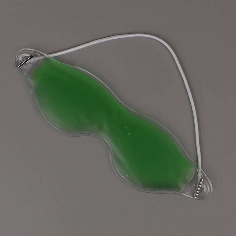 Gel Cold Sleeping Eye Mask Goggles Gel Sleep Eye Protection Ice Cool Soothing Tired Eye Eye Care Tools Remove Dark Circle: Green