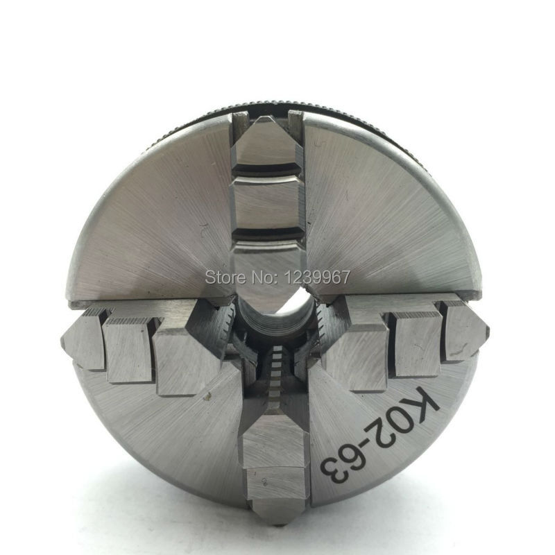 63mm 4Jaw Manual Lathe Chuck 2.5" Self-Centering Lathe Chuck M14 for CNC Buddha Beads Machine