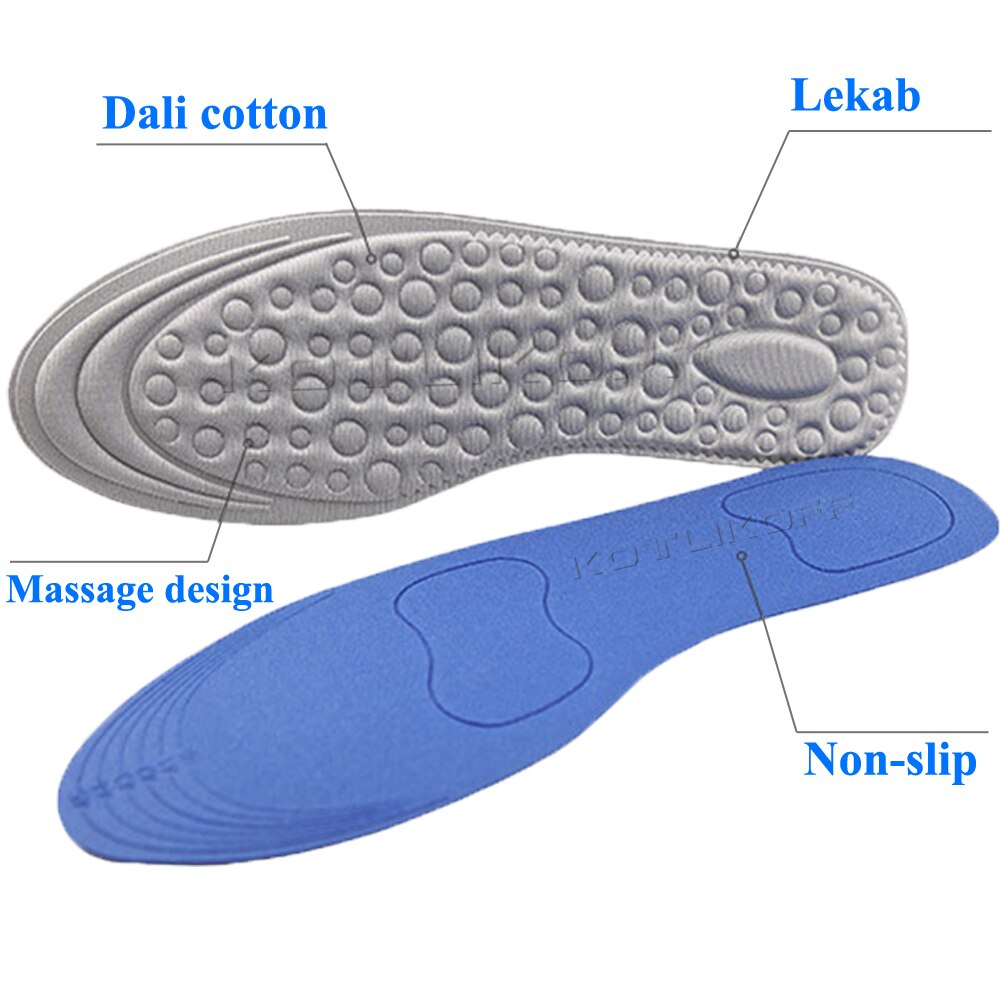 Plantillas deportivas ultrafinas Unisex, transpirables, cómodas de absorber el sudor, inserto de plantilla, almohadillas refrescantes para los pies
