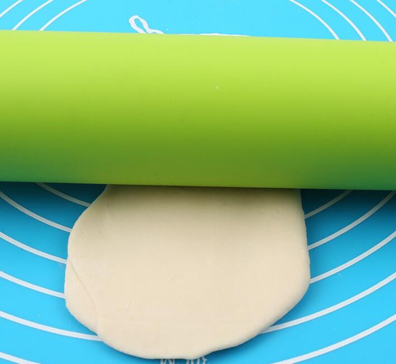 Neue Bunte Silikon rollen Stifte Fondant rollen Stift Knödel Backformen Werkzeug Zubehör
