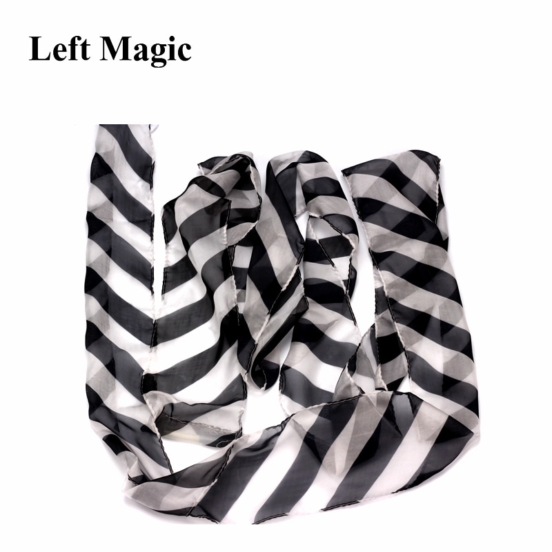 Handschoen Om Zebra Streamer Zijden Sjaal Goocheltrucs Professionele Goochelaar Straat Stage Party Magia Rekwisieten Magic Klassieke Speelgoed
