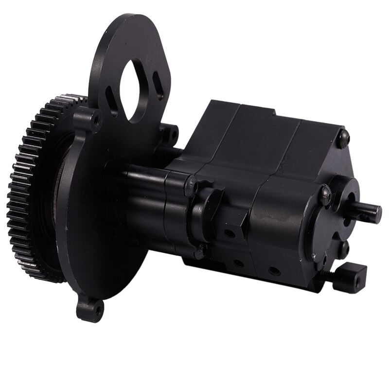 Metallo di CNC Telaio/Ingranaggio scatola Caso di Trasferimento di Centro Cambio di Trasmissione Caso 2 Velocità per 1/10 Assiale SCX10 spettro 90018 RC cingolato