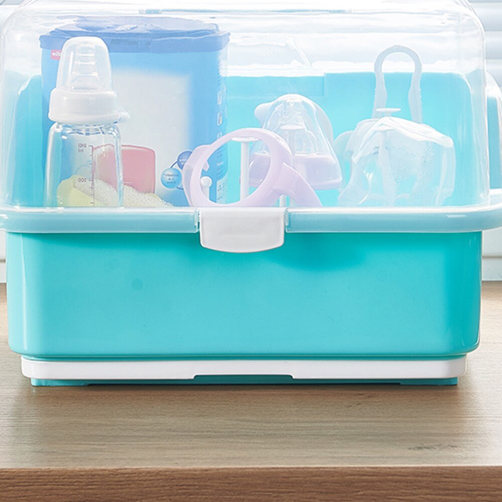 Babyflaskor torklåda spädbarn porslin förvaringslåda praktisk mjölkflaskställning