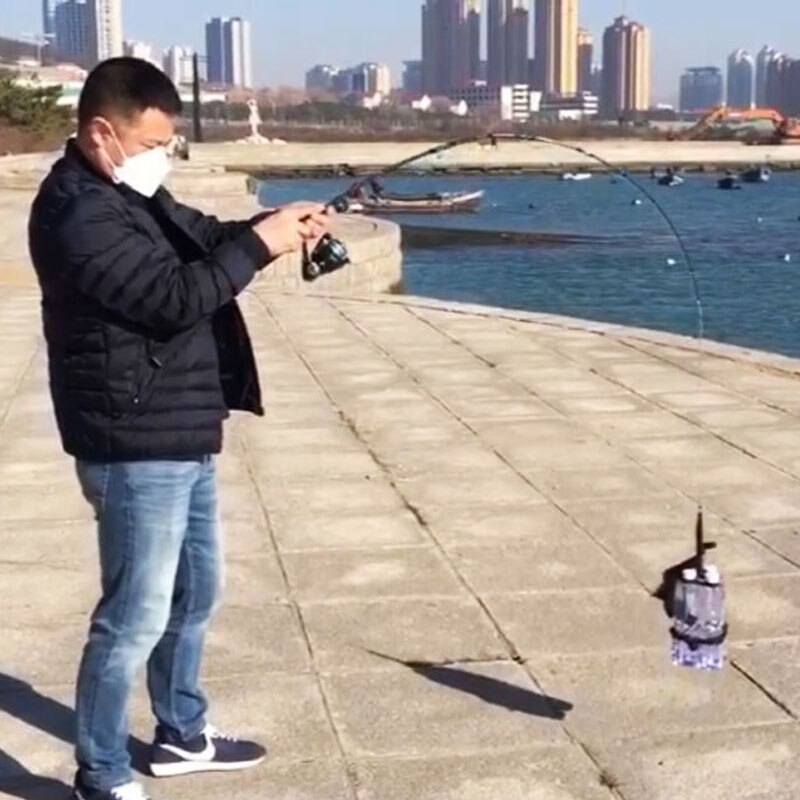 TOMA Fast Action Sea Light Jigging Fishing Rod Casting 1.8m 1.98m 2.1m 2 section MH 50-180g Spinning Boat Fishing Rod Carbon