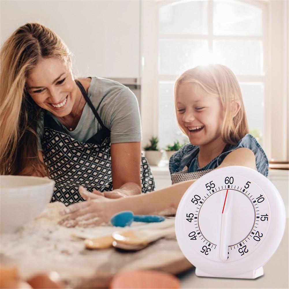 Plastic Common Shaped 3 Seconds Kitchen Cooking Mechanical Dia Timers Reminder Alarm Clock 60 Minute Mechanical Clockwork 10Jun6
