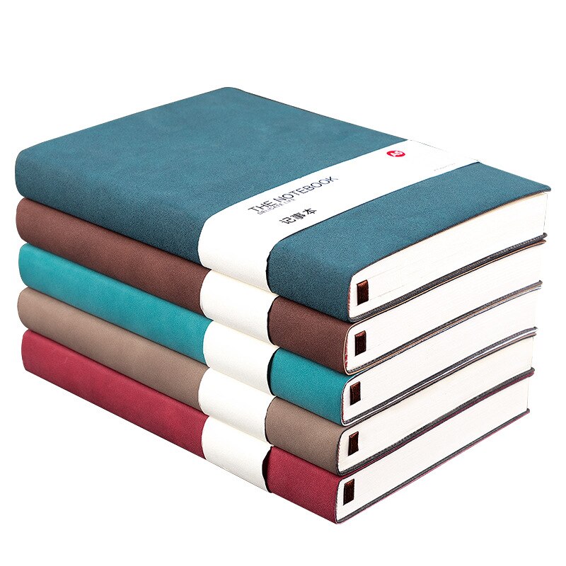 Notebook Business Thickened A5 Soft Leather Conference High-grade Exquisite Work Notebook Office Retro