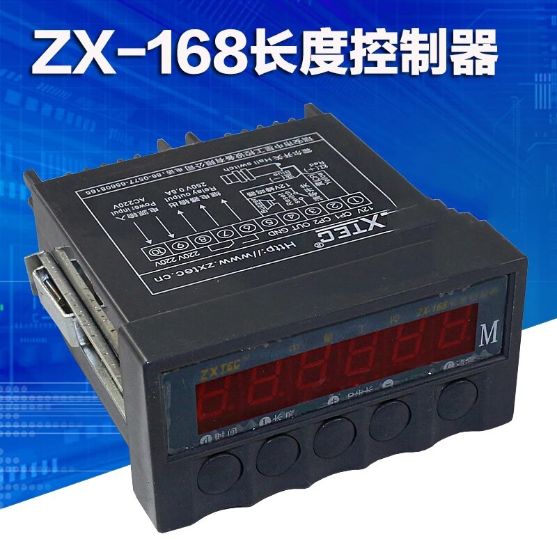 ZX-168 Length Controller Zhongxing Industrial Control Quantity Controller Zxtec Prefabrication Programming Zx158a Counter
