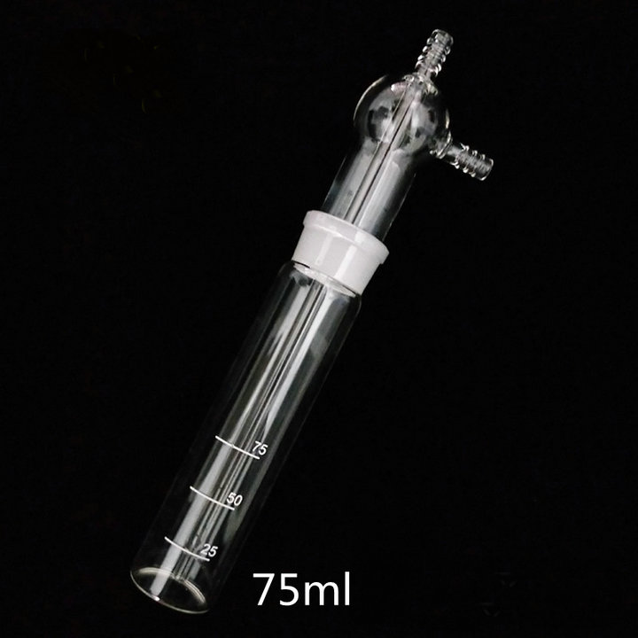 Thicken Glass 75ml Impact absorber bottle, Impingement gas sampler, Specialized Sulphuric acid fog sampling bottle