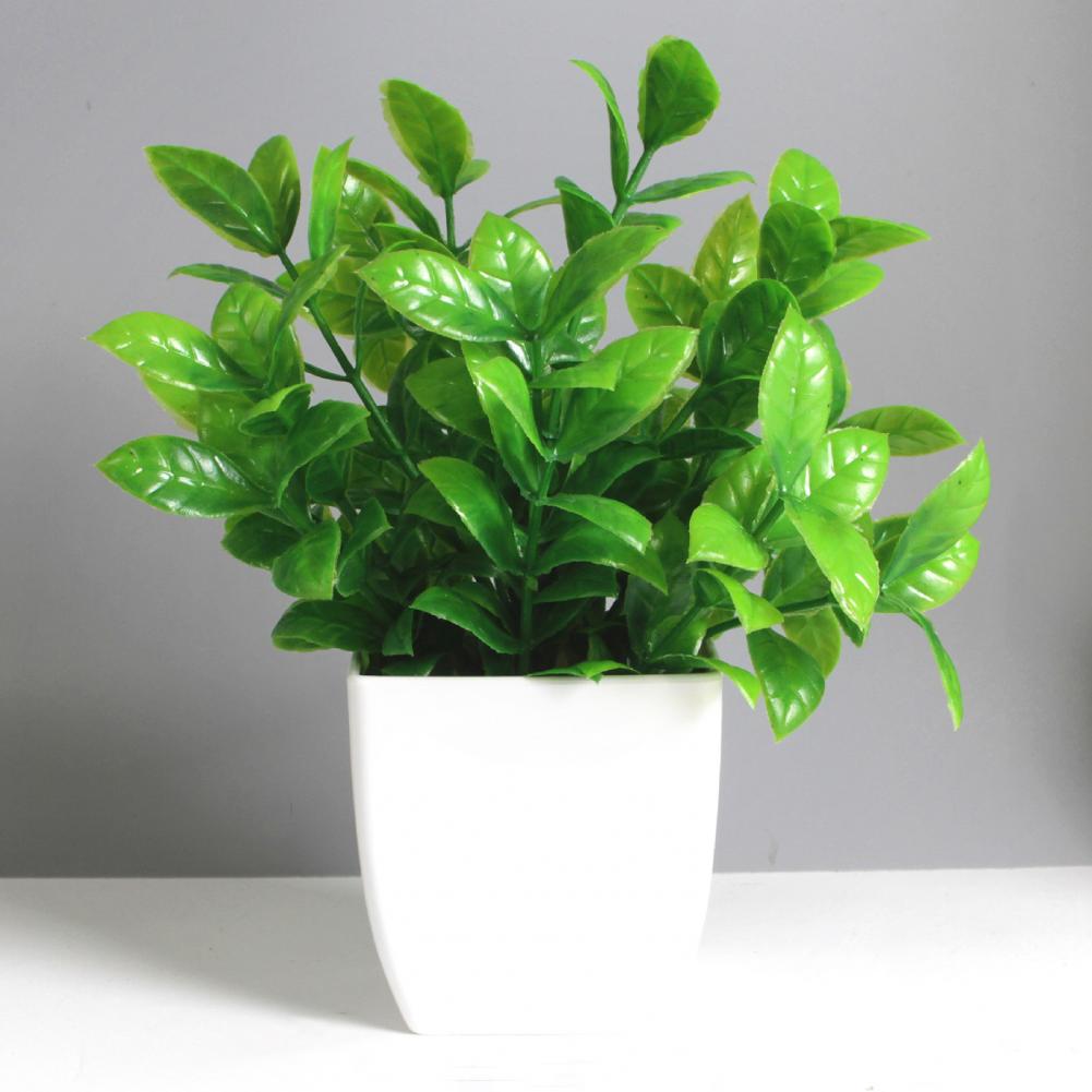 Umelé bonsaje, živé nevädnúce realistické črepníkové rastliny, obývačka, spálňa, umelé rastliny eukalyptu, bytová dekorácia pre hotel