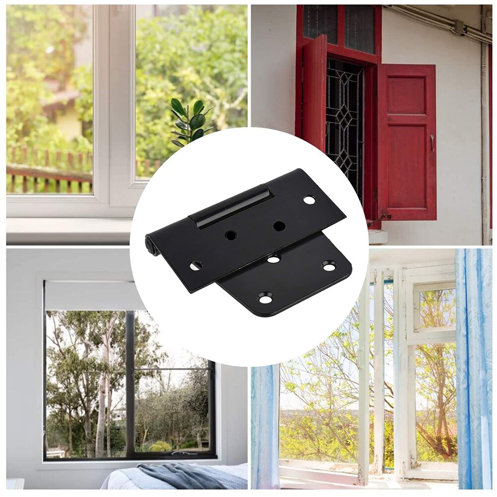 4pcs T Barn Storage Hinges Square Barn Door Hinges Metal Gate Door Hinges
