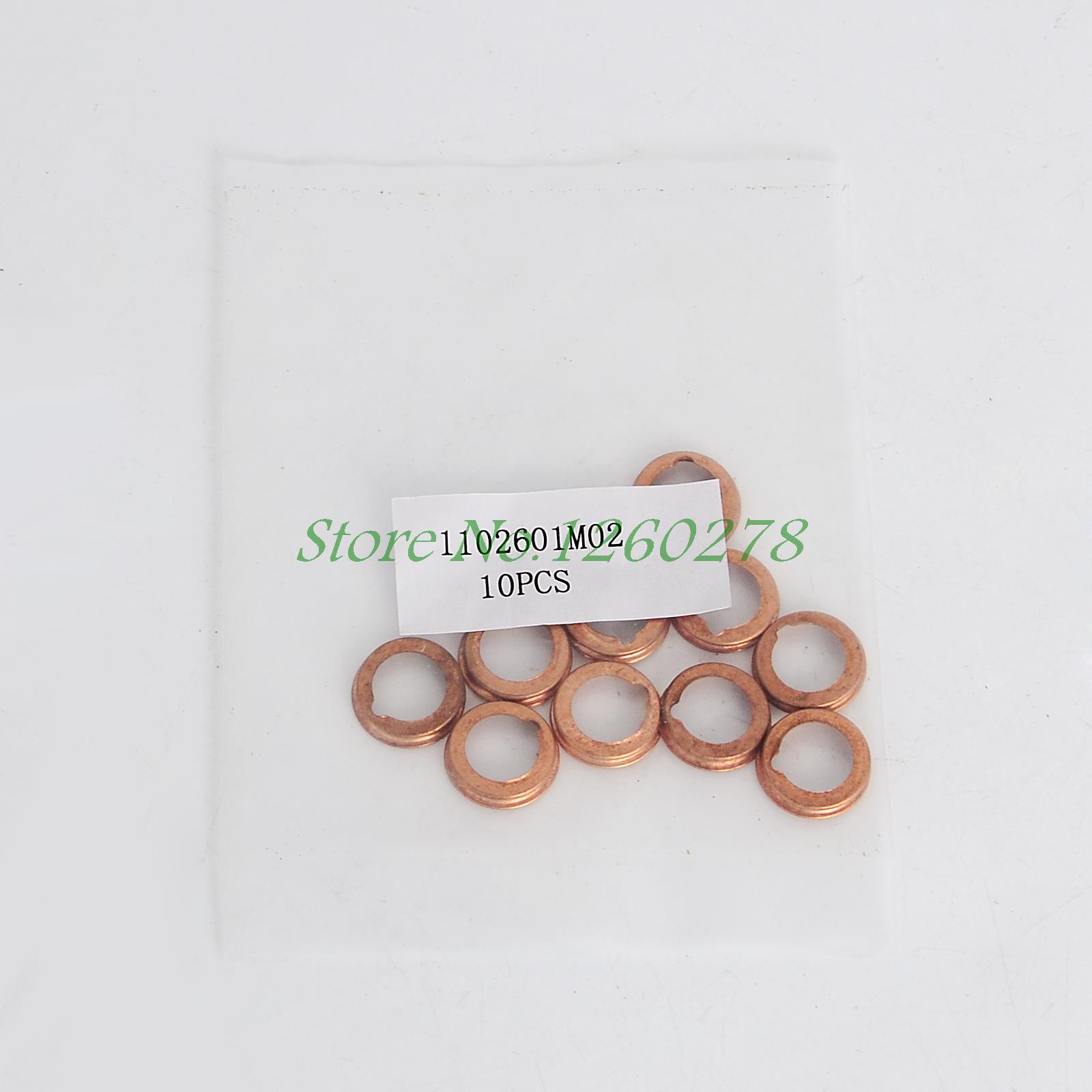 10PC Oil Drain Plug Crush Washer Gaskets 11026-01M02 For NISSAN