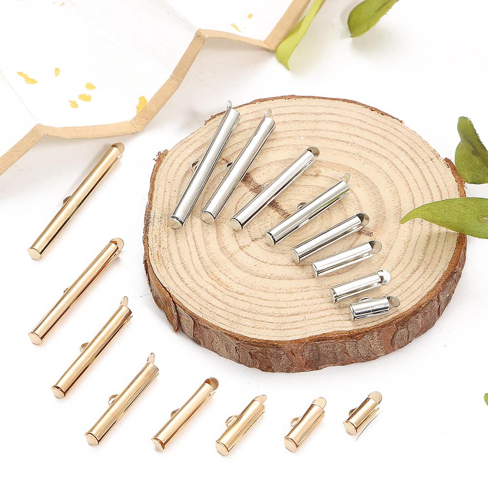 10-40 Mm Crimp Einde Kralen Dia Op End Sluiting Buizen Slider Eindkappen Connector Armband Sieraden Bevindingen Accessoires