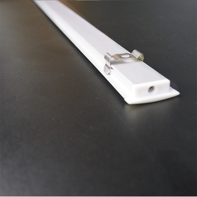 20inch 50cm embedded 7mm height slim led aluminium profile ,12mm 5V 12V 24V Strip channel ,edge built in matte tape housing