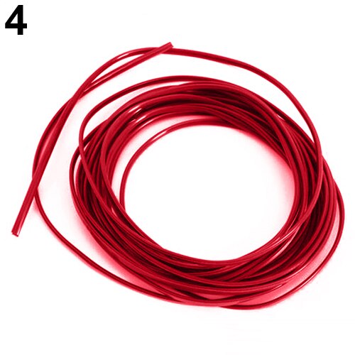 3m bil styling dør kromlist stripe trim bil klistremerke dekor stripe støtfanger kropp lim: Rød