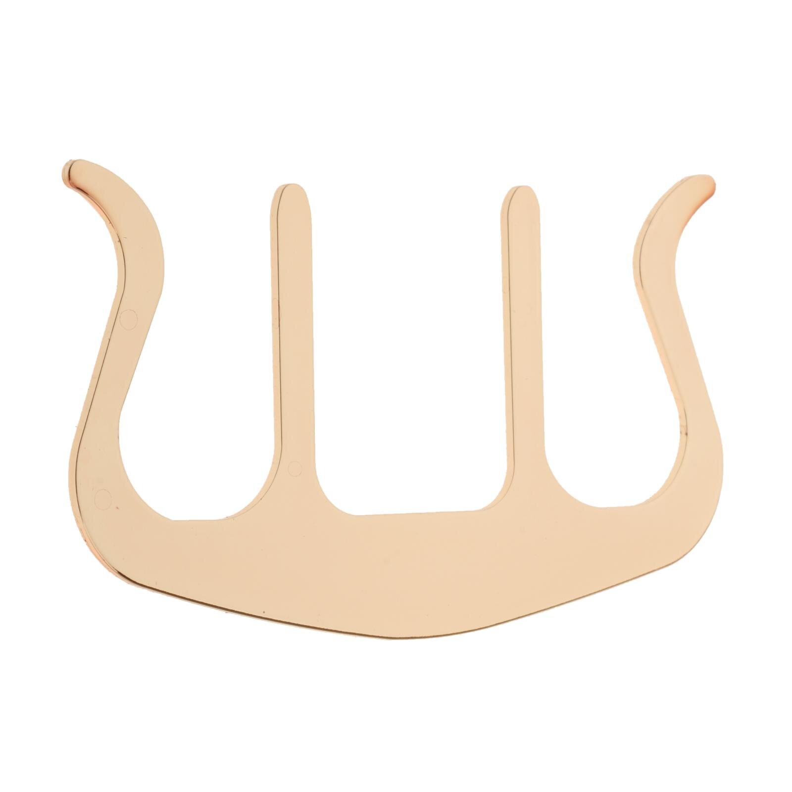 Lehrbuch Blatt Musik Punktzahl Clip Klavier Tastatur Metall Tragbare Buch Lesen Marker Seite Clips für Praxis Cello Klavier Gitarre: Rose Gold Stil B