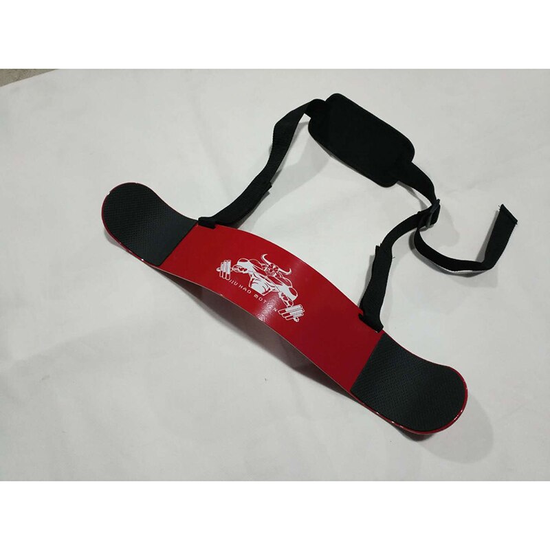 Adjustable biceps training board dumbbell strength bending board training barbell exercise fixed frame 1pc: Green