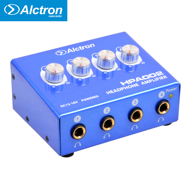 Alctron HPA002 Mini Draagbare Hoofdtelefoon Versterker 6.35mm Stereo en RCA Jack staal Grote Power Geluid