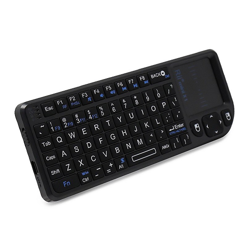 Rii Mini X1 Drahtlose Tastatur Maus für Touchpad Notizbuch Clever TV HTPC Android