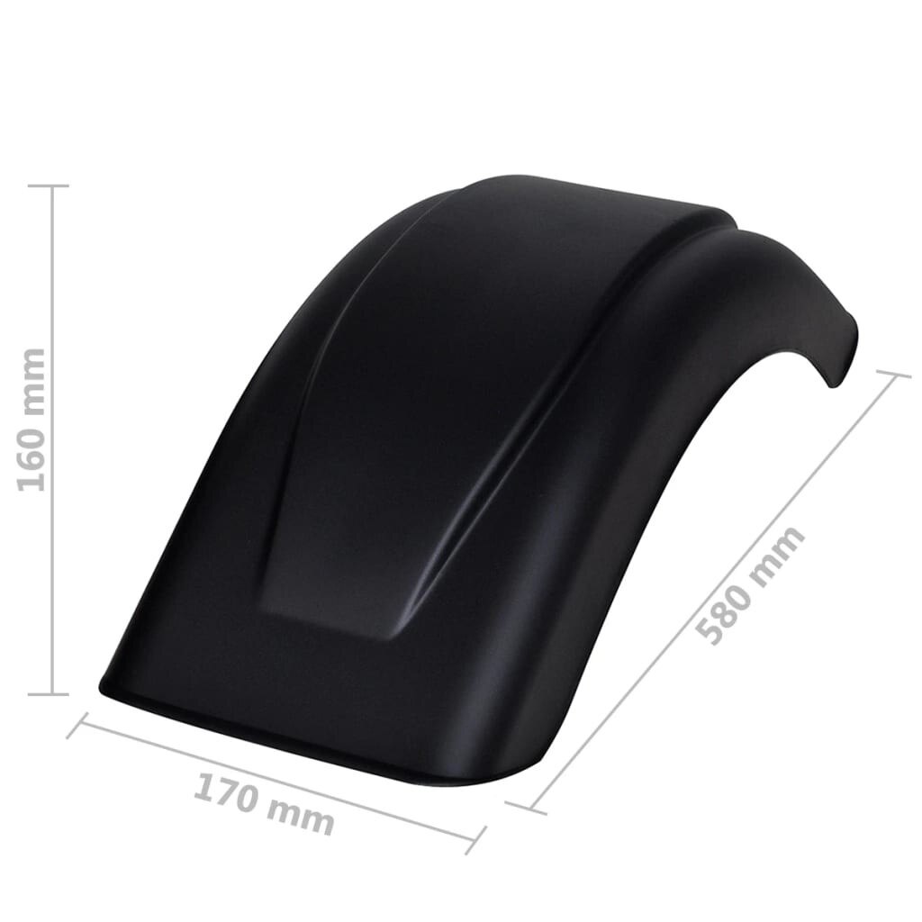 September 2 pcs mudguard for trailer wheel 190 x 580 mm