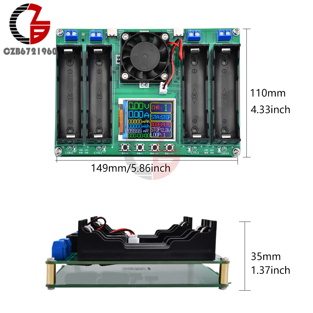 18650 Module 18650 Lithium Batterij Capaciteit Tester Module Ma... – Grandado