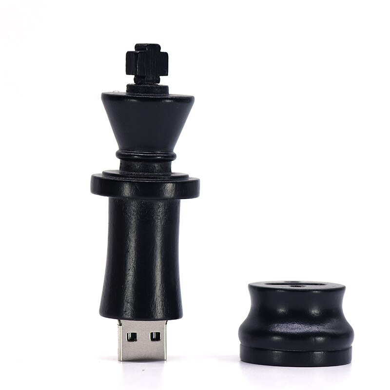 Drewniane szachy Pen Drive król USB flash napędem pendrive 4GB 8GB 16GB 32GB 64GB 128GB 256GB szachowa U kij prezent