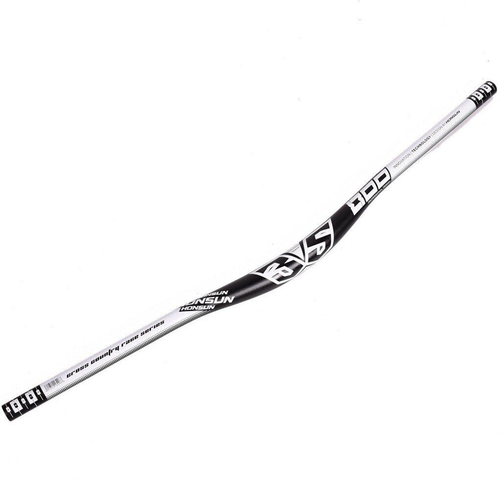 35mm AM/DH/FR Mountain Bike MTB Bicycle Handlebar Riser Bend Handle Bar 800mm: BK