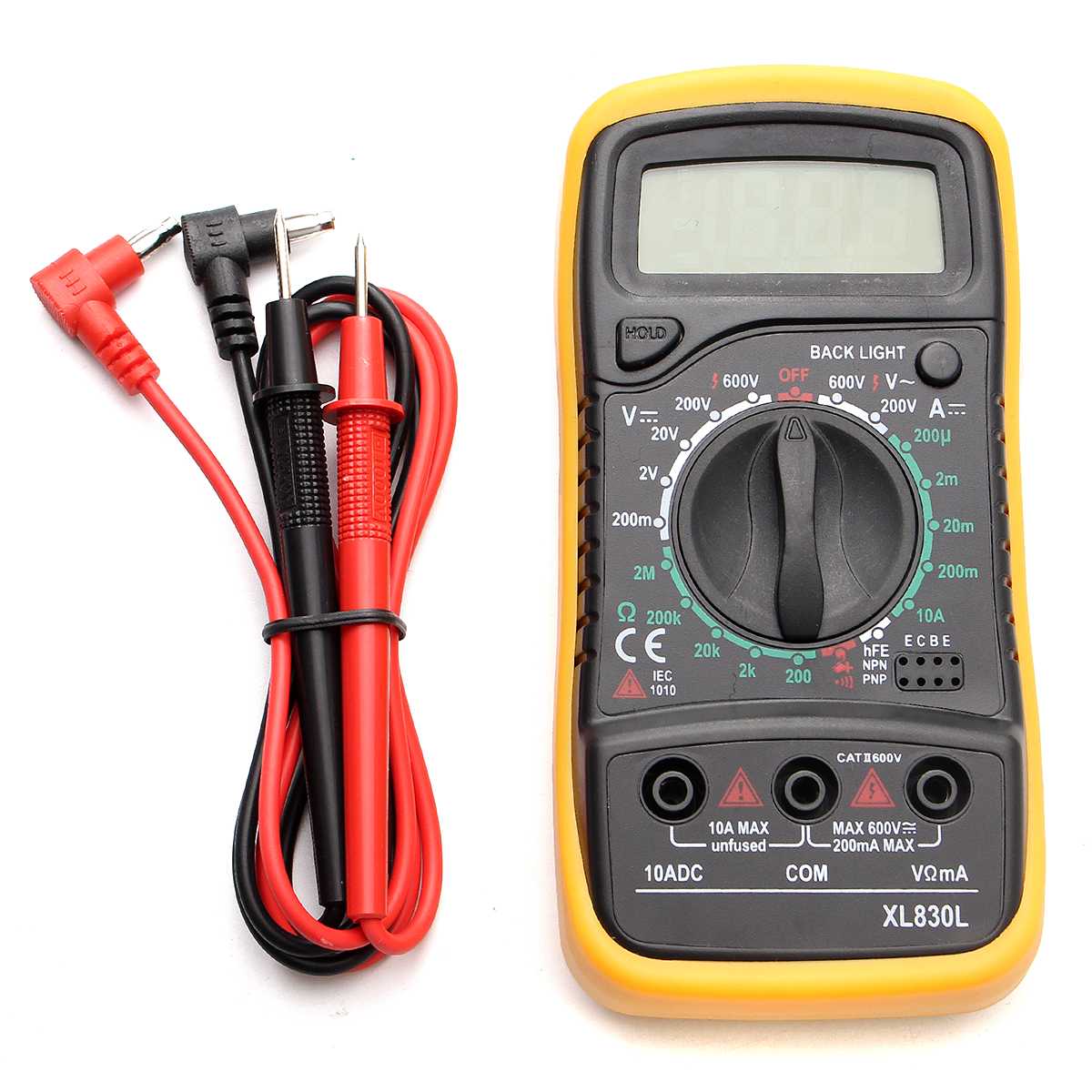 ZEAST Portable Electrical Digital Multimeter Backlight AC DC Ammeter Voltmeter Ohm Tester Meter Handheld LCD Voltmeter Volt