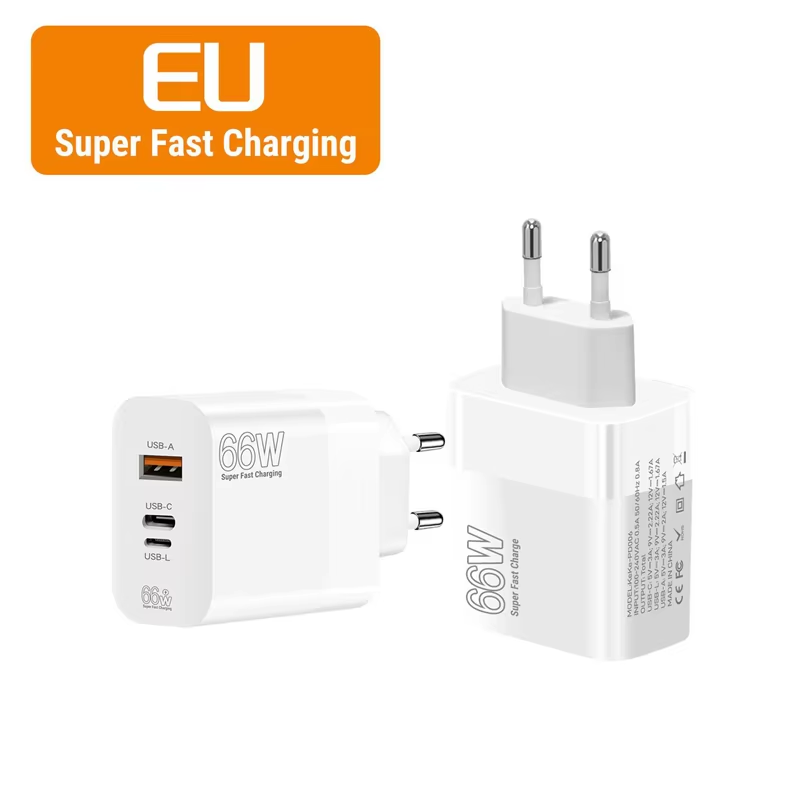 Xiaomi 66W Super Fast Charging Adapter PD Reverse Charger Suitable For Apple Huawei Xiaomi EU/US/UK Standards Phone Adapter: BR