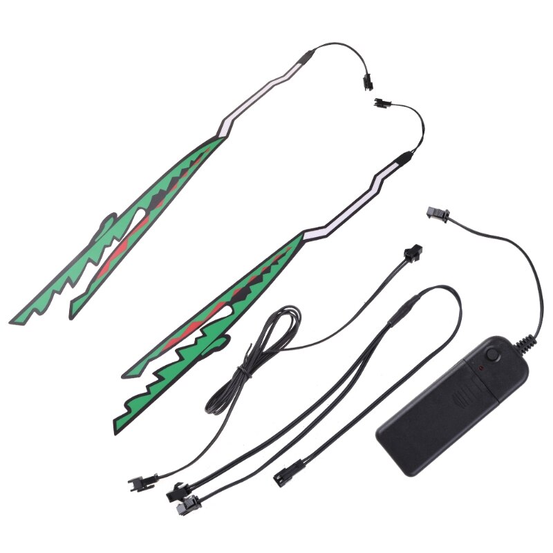 Helm Led Koud Licht Mod Kit Bike Helm Lamp Bar Lichtgevende Signaal Sticker Night Rijden Signaal Helm Licht D7YA: GN