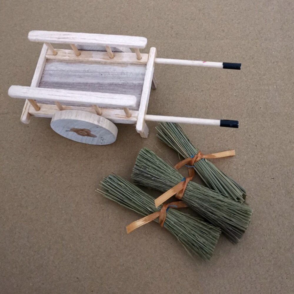 1Pc Barrow Ornament Miniature Cart Playthings For Decor Mini Cart Children for Kids