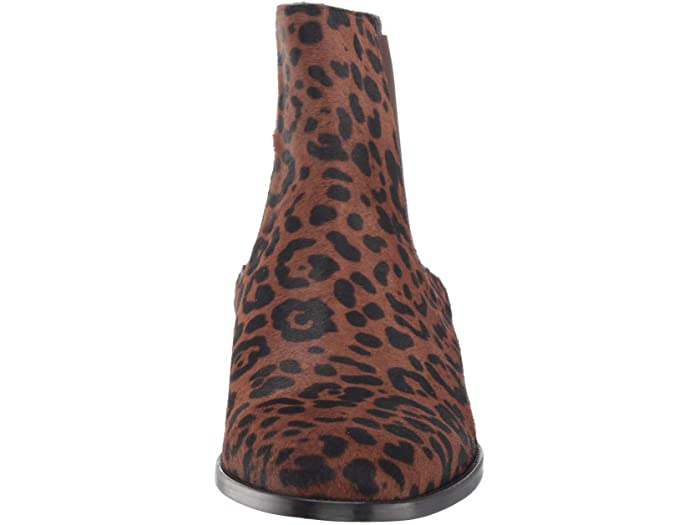 Men Pu Leather Slip-on Ankle Boots Pointed Toe Low Heel Shoe Male Casual Classic Leopard Style Chelsea Boots TV810
