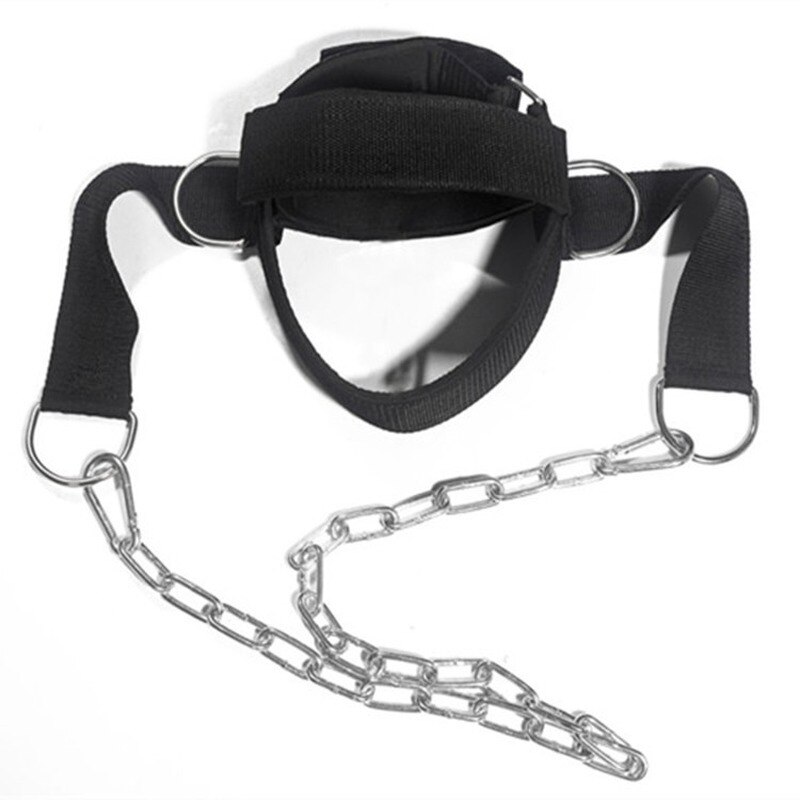 Head Neck Training Cap Head Harness Body Weight-bearing Strength Exercise Strap Adjustable Neck Power Fitness Gym Accessories