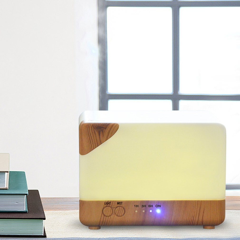 Large Capacity Humidifier Smart WIFI APP Remote Control Wood Grain Aromatherapy Humidifier Suitable For Hotel Home Showroom