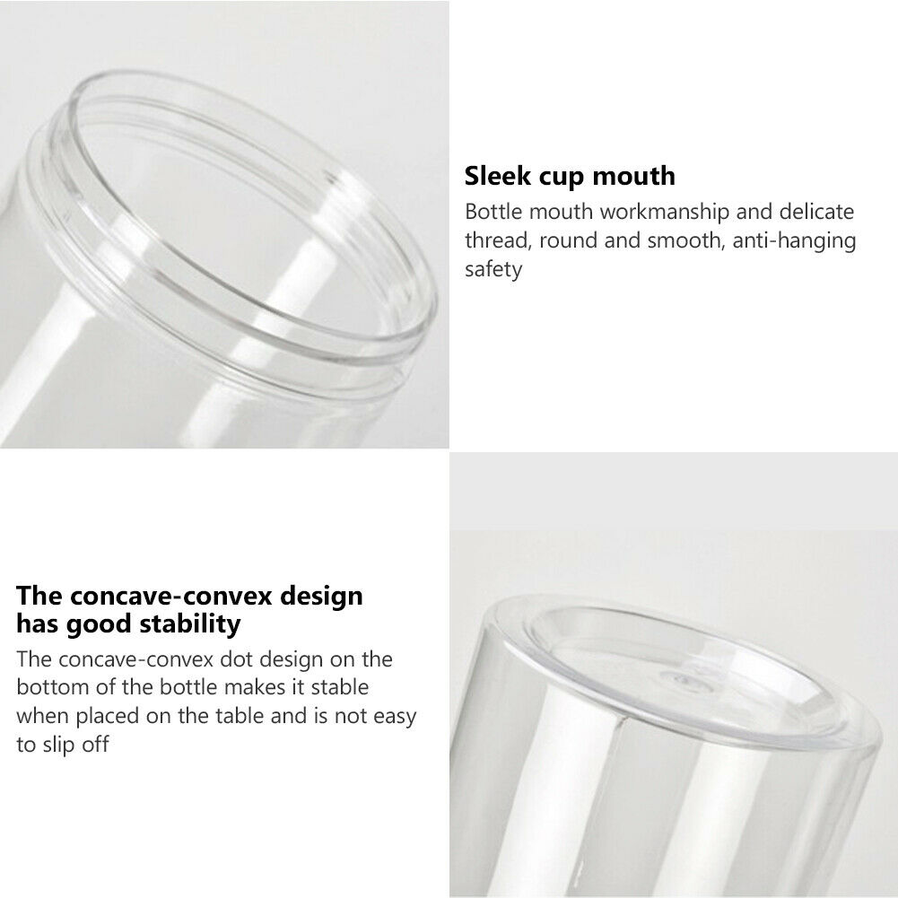 100ml 120ml 150ml klar lille flaske prøve plast kosmetiske beholdere tomme øjenskygge læbepomade ansigt creme krukke potter